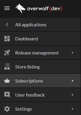 The Subscriptions Tab